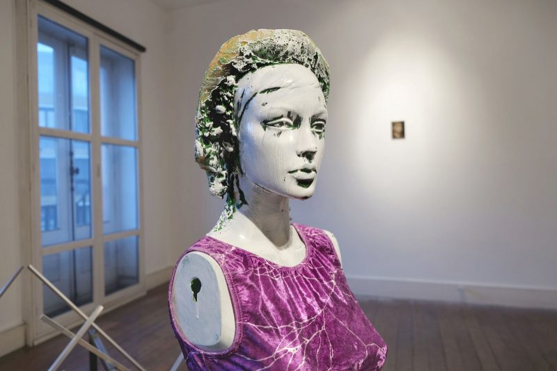 Kate Lyddon | Our Lady of Happy Delivery and Plentiful Milk (Sour) | 2017 | Mixed media | 130x130x200cm (Detail 1)