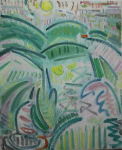 Kiera Bennett | Plein Air, Munch Sunset | 2017 | Oil on canvas | 55x45cm