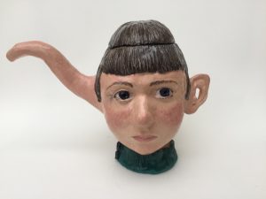 Wendy Mayer | Teapot with Ears | 2019 | Ceramic | 17(h)x24(w)x14(d)cm