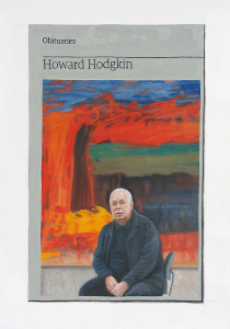 Hugh Mendes | Obituary: Howard Hodgkin | 2017 | Oil on linen | 35x25cm