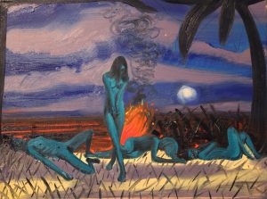 Dan Coombs | Wild Palms | 2010 | Oil on canvas | 45cmx60cm