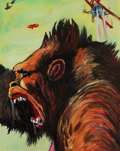 James Jessop | Kong Lives | 2011 | Acrylic on canvas | 50x40cm