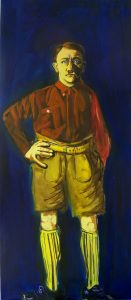 Jasper Joffe | Actual Size Hitler | 2011 | Oil on canvas | 210x92cm