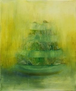 Helen Bermingham | Babel | 2017 | Oil on linen | 30x25cm