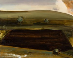 Peter Ashton Jones | The Dark Field | 2018 | Oil on canvas | 41x52cm