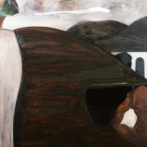Peter Ashton Jones | The Roll Up | 2018 | Oil on canvas | 148x148cm