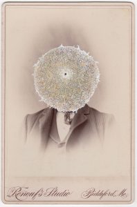 Tom Butler | Renouf | 2018 | Gouache on Albumen print | 16.5x10cm