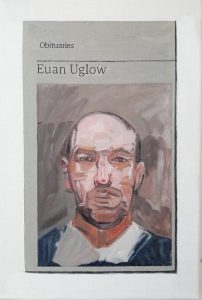 Hugh Mendes | Obituary: Euan Uglow | 2018 | Oil on linen | 30x20cm