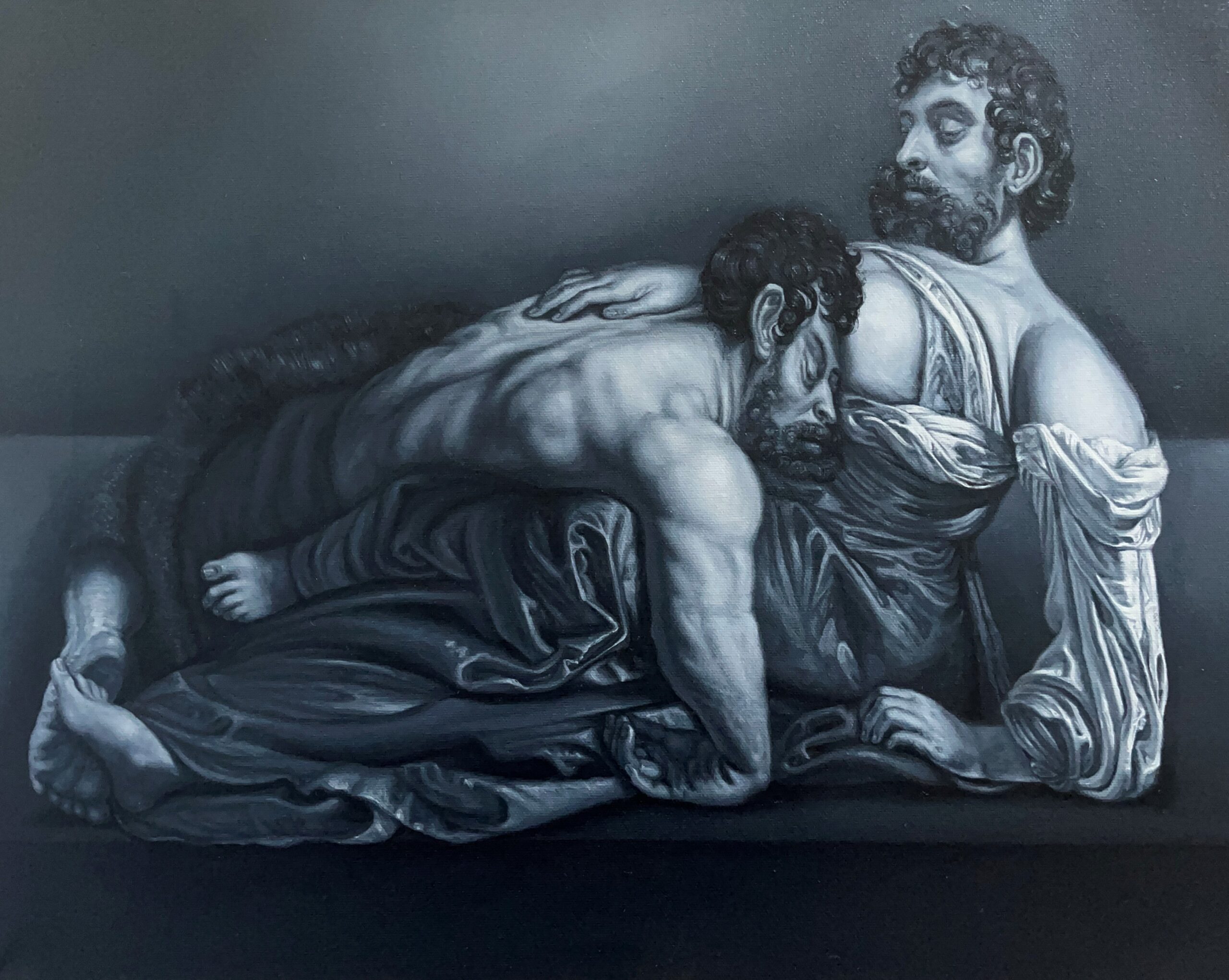 Gavin Nolan ‘There, There (Study)’, 2026 Oil on canvas 40 x 50 cm (15.7 x 19.7 in)